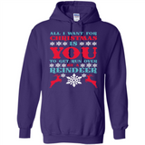 All I Want For Christmas Is You To Get Run Over By A Reindeer - Hoodie