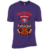 San Francisco 49ers NFL Reindeer Funny Merry Christmas And Happy New Year