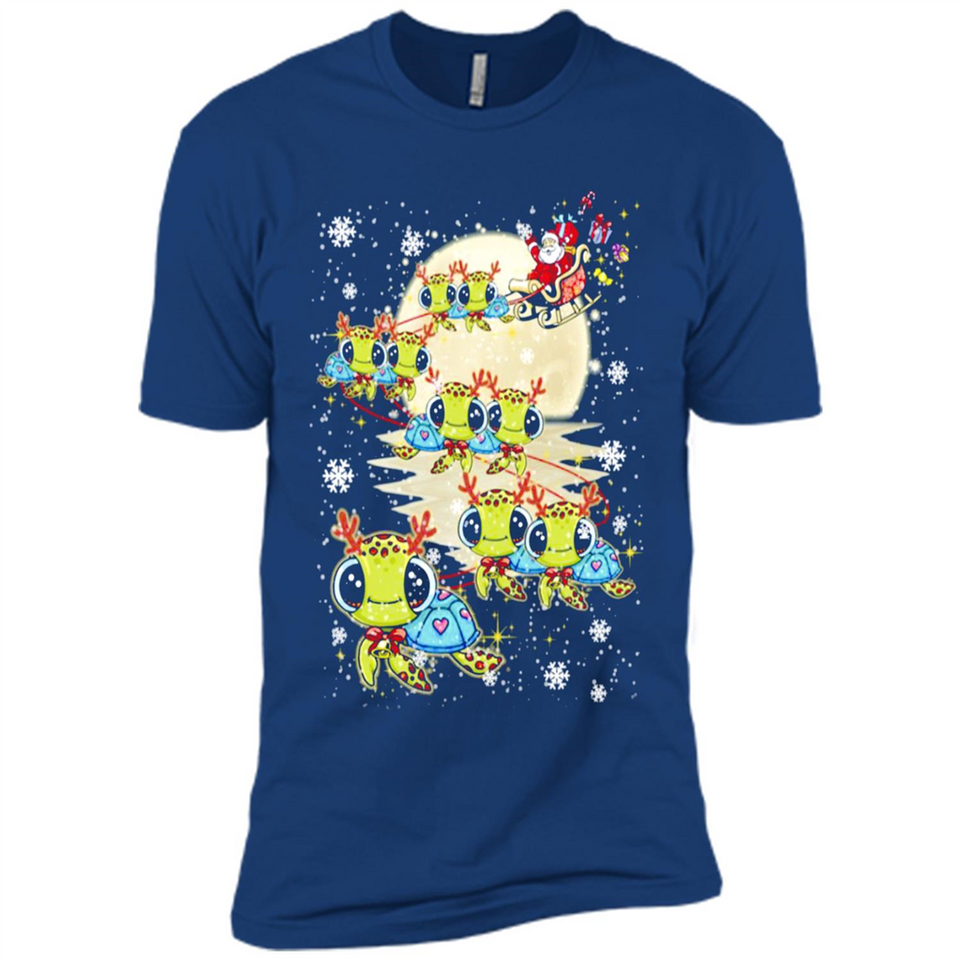 Turtles Merry Christmas - Turtles - Premium Short Sleeve T-Shirt