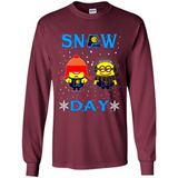 Snow Day Shirt For Indiana Pacers Vs Minion Fans pingpong