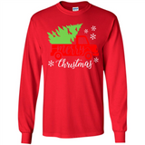 Vintage Christmas Classic Truck T-Shirt with Snow and Tree