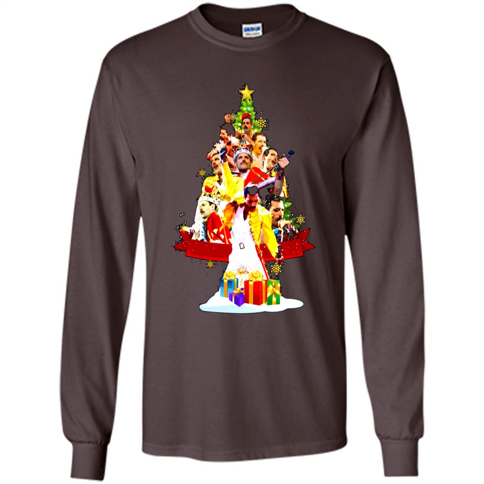 Freddie Mercury Christmas Tree Sweatshirt PING PONG
