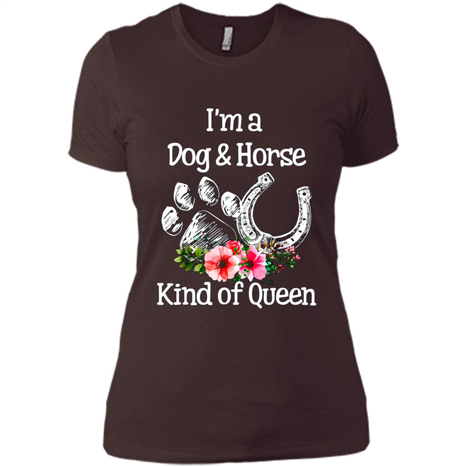 I'm A Dog & Horse Shirt Animal Lover Gift