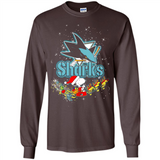 Snoopy Christmas San Jose Sharks - Long Sleeve T-Shirt