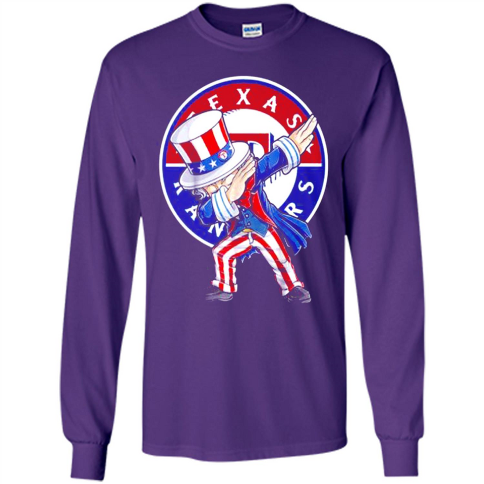 MLB TEXAS RANGERS UNCLE SAM DABBING INDEPENDENCE DAY