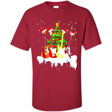 Santa Hat Electric Guitar Classical Guitar Christmas shirt Ladies' Boyfriend