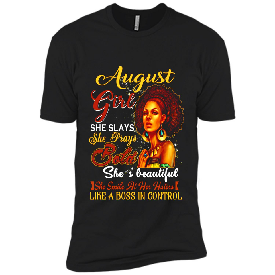 August Girl She Slays She Prays Beautiful Birthday PINGPONG