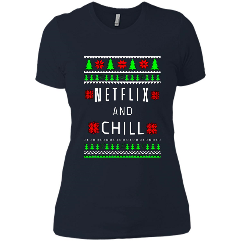 Netflix And Chill Christmas sweater PINGPONG