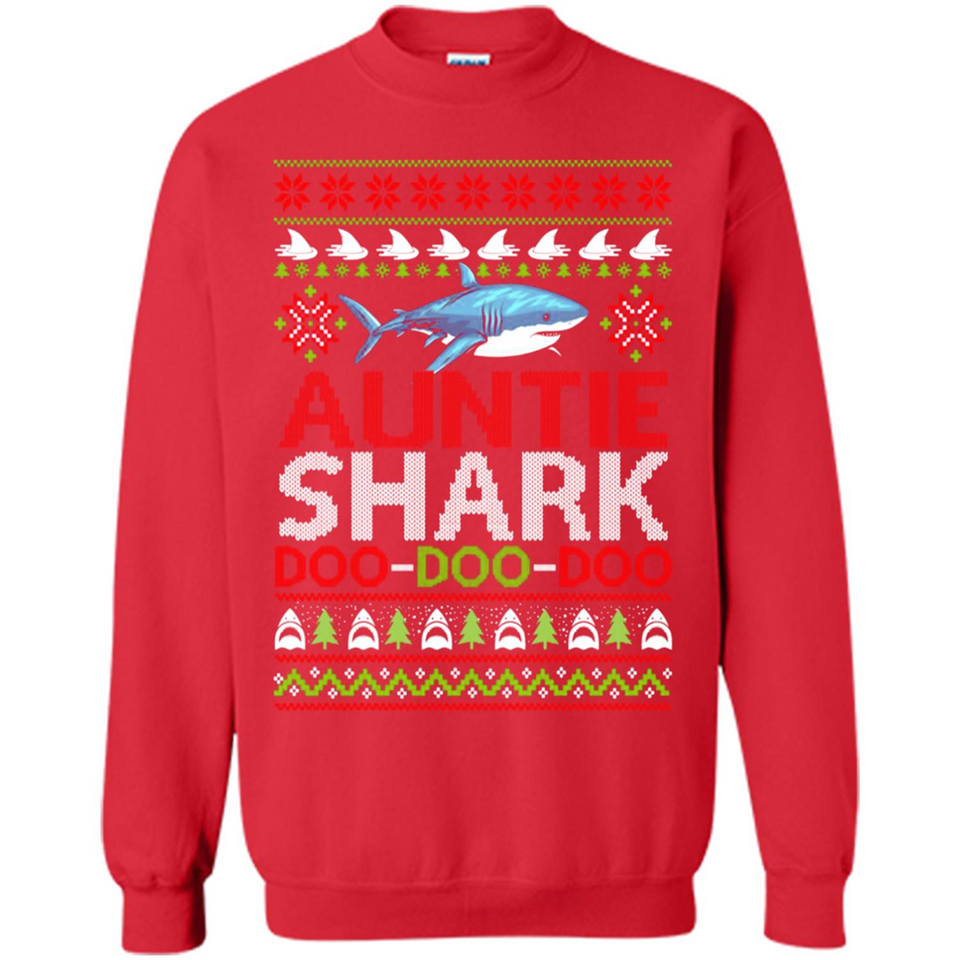 Auntie shark Doo Doo Doo Christmas - Sweatshirt