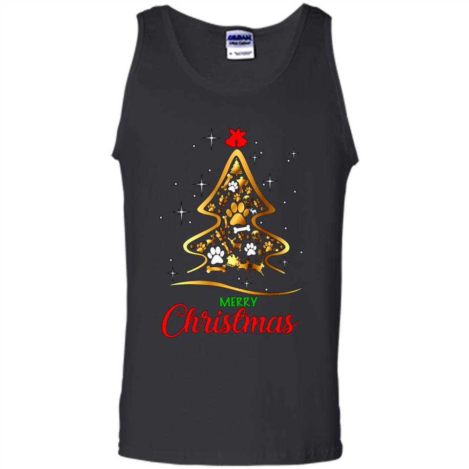 Merry Christmas Dogs Christmas Tree PING PONG