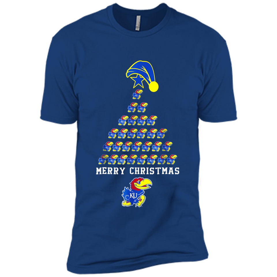 Perfect Kansas Jayhawks Christmas Tree PINGPONG
