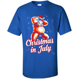 Christmas In July - Funny Dancing Santa - Shirt