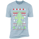 Octopus Ugly Sweater Christmas - Premium Short Sleeve T-Shirt