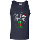 Let's Get Elfed Up Funny Drinking Wine Christmas Elf PINGPONG