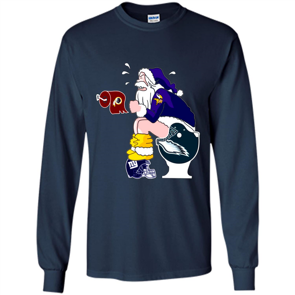 Minnesota Vikings Toilet Santa Claus PINGPONG