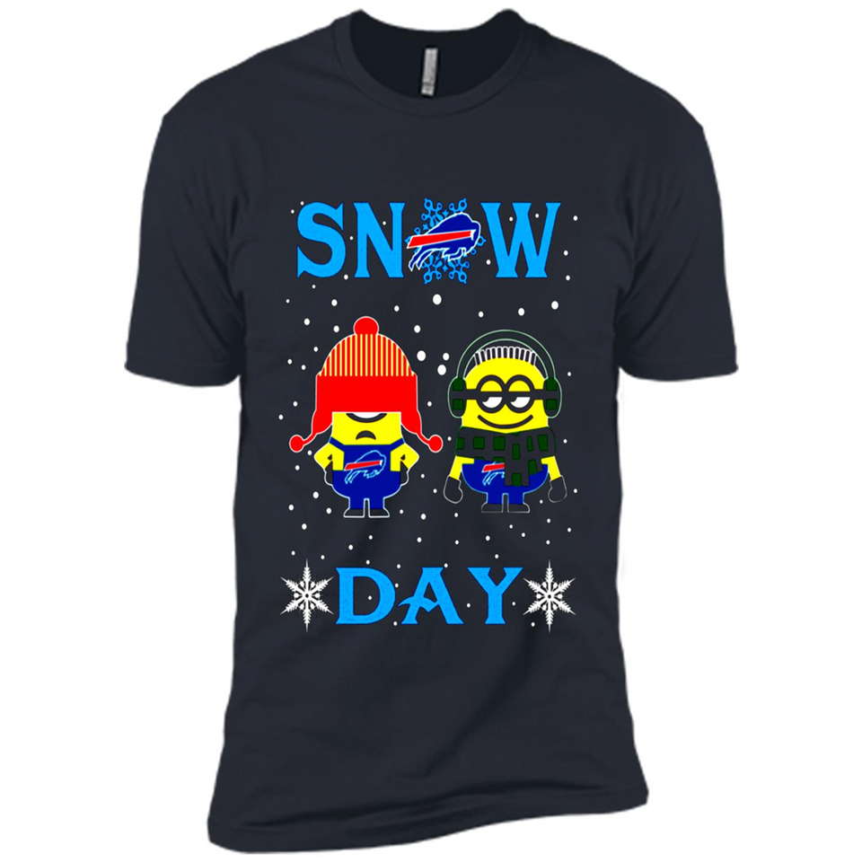 Snow Day Shirt For Buffalo Bills Vs Minion Fans pingpong