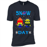 Snow Day Shirt For Buffalo Bills Vs Minion Fans pingpong