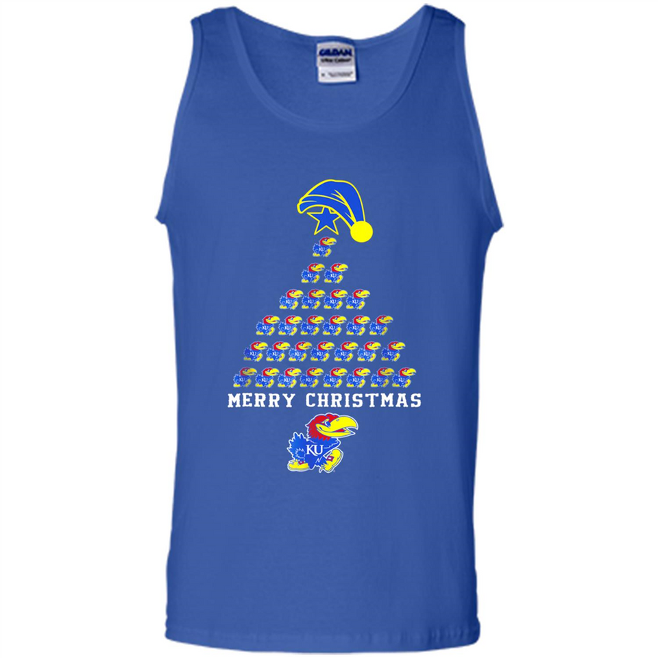 Perfect Kansas Jayhawks Christmas Tree PINGPONG