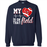 Tampa Bay Buccaneers Football My Heart is on that Field - Sweatshirt