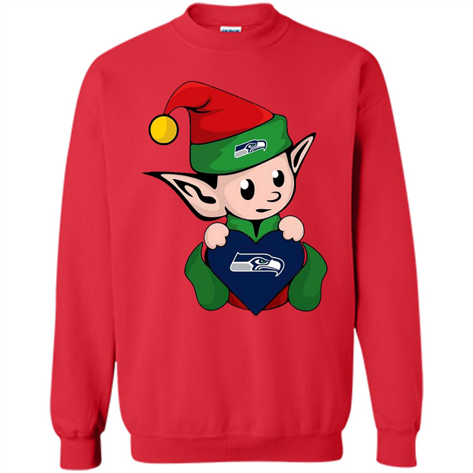 Seattle Seahawks ELF Elves Grinch Santa Claus