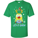 Minion Arizona Diamondbacks Ugly Christmas Sweater Let it Snow - Shirt
