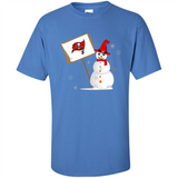 Tampa Bay Buccaneers Snowman Funny
