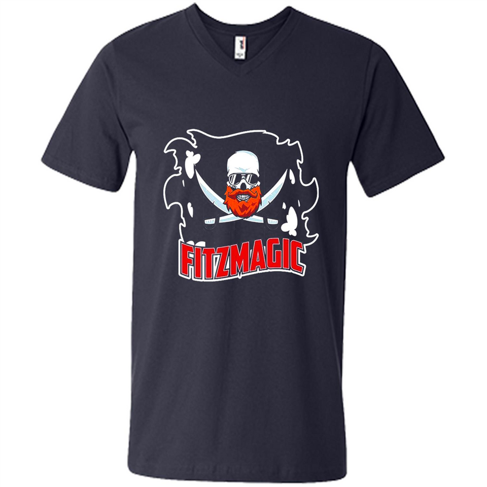 Order Fitzmagic T-Shirt Ryan Fitzpatrick Beard Skull Football Tampa Florida PINGPONG