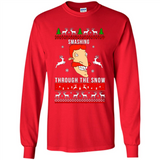 Nigel Thornberry Smashing through the snow Christmas sweatshirt PINGPONG