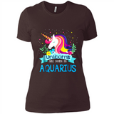 Unicorns are born in Aquarius Birthday Rainbow Gift Custom Ultra Cotton