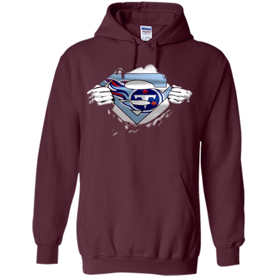Tennessee Titans And Superman Fans - Hoodie