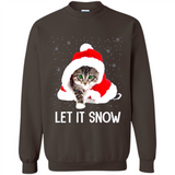 Let It Snow Cat Christmas sweater PINGPONG