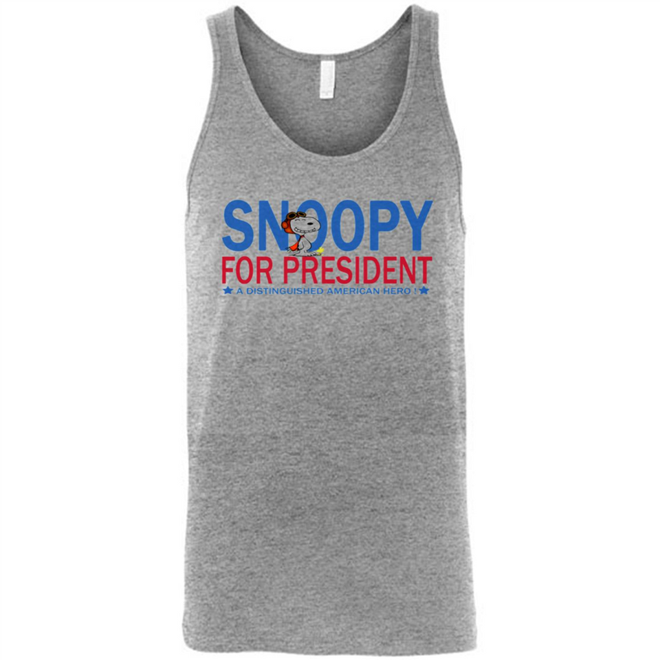 Snoopy for President - Canvas Unisex Tank