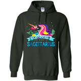 Unicorns are born in Sagittarius Birthday Rainbow Custom Ultra Cotton