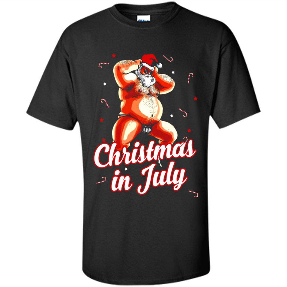 Christmas In July - Funny Dancing Santa - Shirt