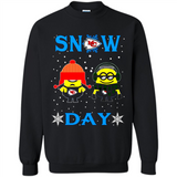 Snow Day Shirt For Kansas City Chiefs Vs Minion Fans Cotton pingpong