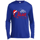 Mr. Claus Santa Claus Merry Xmas T-Shirt - Canvas Long Sleeve T-Shirt