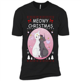 Sailor Moon Yin Yang Cat Love Ugly Christmas Sweater - Premium Short Sleeve T-Shirt