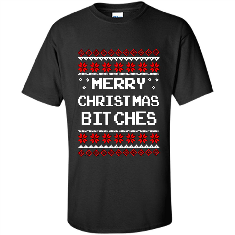 Merry Christmas Bitches ugly sweatshirt PINGPONG