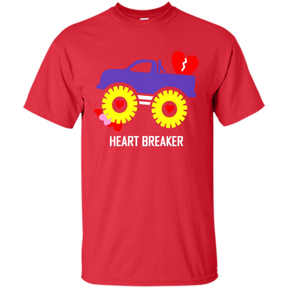HEART BREAKER BLUE MONSTER TRUCK VALENTINE'S DAY
