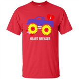 HEART BREAKER BLUE MONSTER TRUCK VALENTINE'S DAY