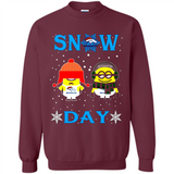 Snow Day Shirt For Denver Broncos Vs Minion Fans pingpong