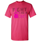 Fight Like A Girl Breast Cancer Awareness - Shirt