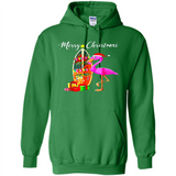 Flamingo Christmas Shirt, Merry Christmas Shirt , Flamingo - Hoodie