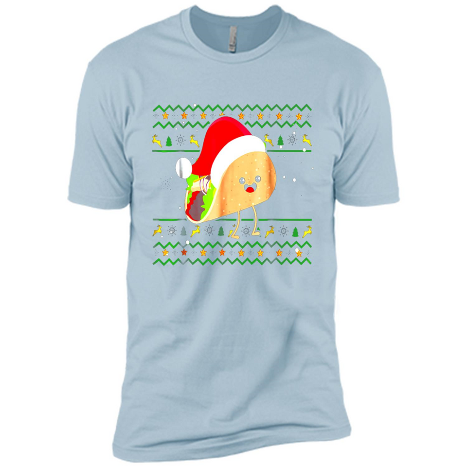 TACO Santa Hat Ugly Christmas shirt Ladies' Boyfriend