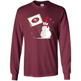 San Francisco 49ers Snowman Funny