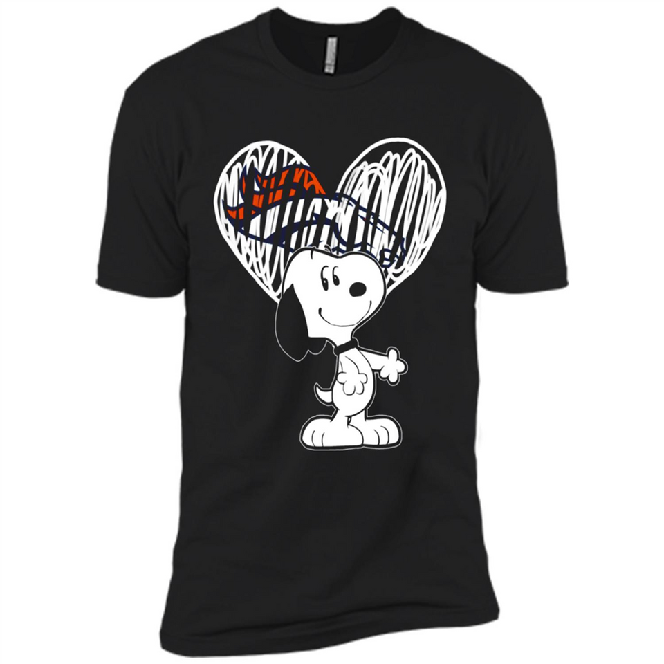 I LOVE DENVER BRONCOS SNOOPY IN MY HEART NFL
