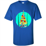 Funny Pizza Ugly Christmas Sweater Xmas Pizza Tree - Shirt