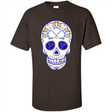 St. Louis Blues Hockey Sugar Skull Day of the Dead