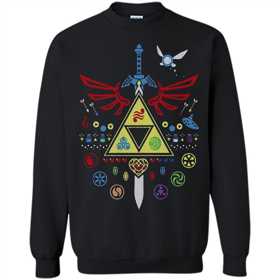 Song of Christmas Time the Legend of Zelda Ugly Sweater Perfect Christmas - Sweatshirt