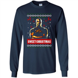 Christmas Ugly Sweater Floyd Mayweather Sweet Christmas - Long Sleeve T-Shirt